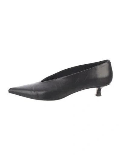 Pre-owned Aeyde Leather Pumps In Black