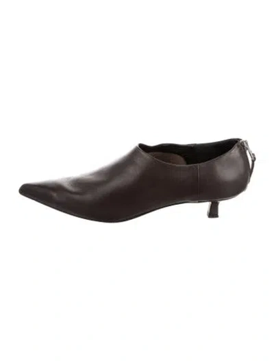 Pre-owned Aeyde Leather Pumps In Brown
