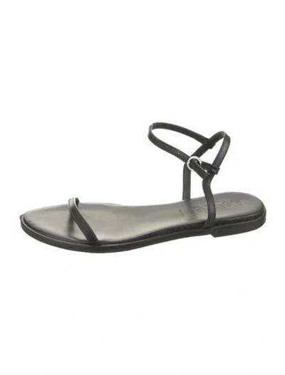 Pre-owned Aeyde Leather Sandals In Black