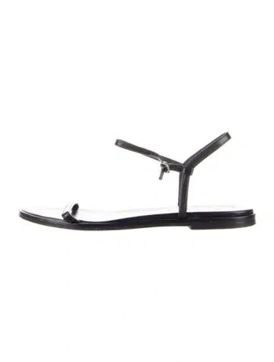 Pre-owned Aeyde Leather Sandals In Blue