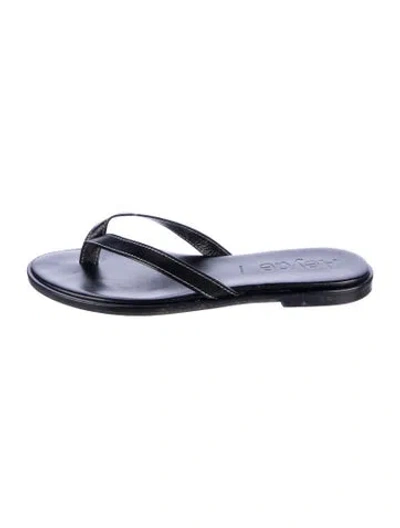 Pre-owned Aeyde Leather Sandals In Blue