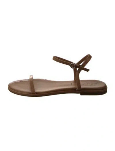 Pre-owned Aeyde Leather Sandals In Neutral
