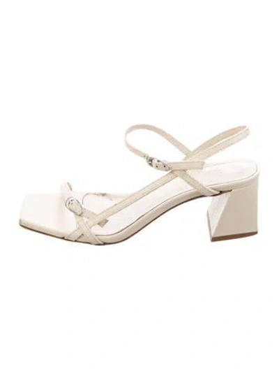 Pre-owned Aeyde Leather Sandals In Neutral