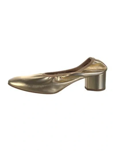 Pre-owned Aeyde Leather Slingback Pumps
