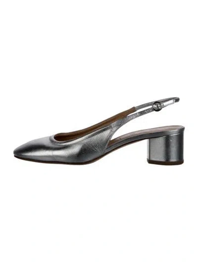Pre-owned Aeyde Leather Slingback Pumps