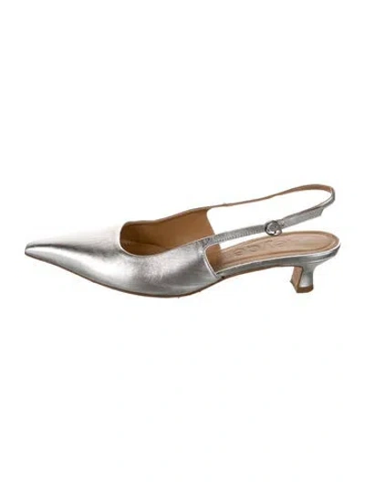 Pre-owned Aeyde Leather Slingback Pumps