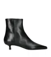 Aeyde Leather Sofie Heeled Boots 35 In Black