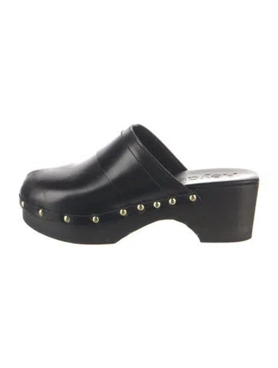 Pre-owned Aeyde Leather Studded Accents In Black