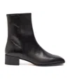Aeyde Lee 40 Leather Ankle Boots In Black