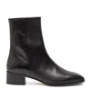 Aeyde Lee 40 Leather Ankle Boots In Black