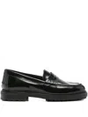 Aeyde Leon Loafers In Black