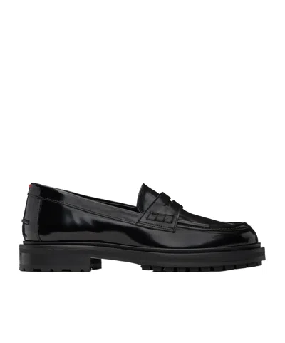 Aeyde Leon Loafers In Black