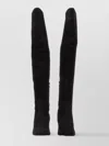 Aeyde Letizia Suede Over-the-knee Block Heel Boots