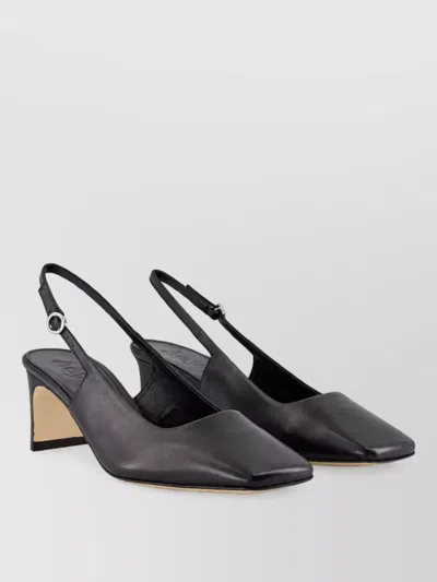 Aeyde Liza Slingback Mules Block Heel Design
