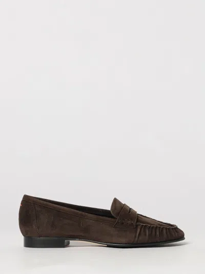 Aeyde Aldous Leather Loafers Woman Brown