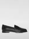 Aeyde Round Head Loafer Shoes In Schwarz