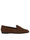 Aeyde Brown Alfie Suede Loafers