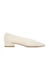 Aeyde Logo Shoes With Low Heels In White