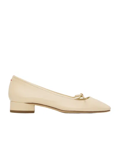 Aeyde Low-heeled Ballet Shoes In Nude