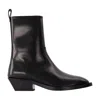 Aeyde Luis 35mm Square Toe Block In Black