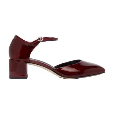 Aeyde Magda Calf Leather Pumps In Red