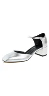 Aeyde Magda Pumps Silver In Silver