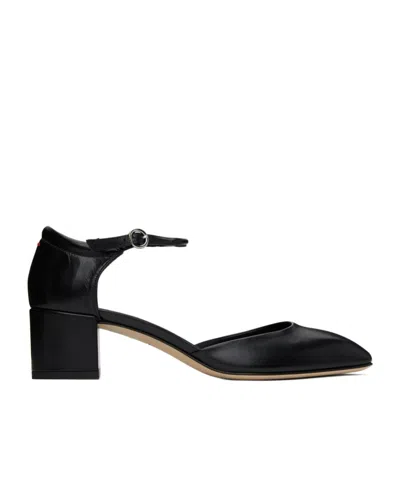 Aeyde Magda Square Toe High Heels In Black