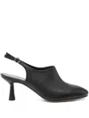 Aeyde Malin Heel Round Toe Pumps In Black