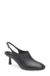 Aeyde Malin Heel Round Toe Pumps In Black