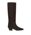 Aeyde Medea Knee High Boot 45 In Brown