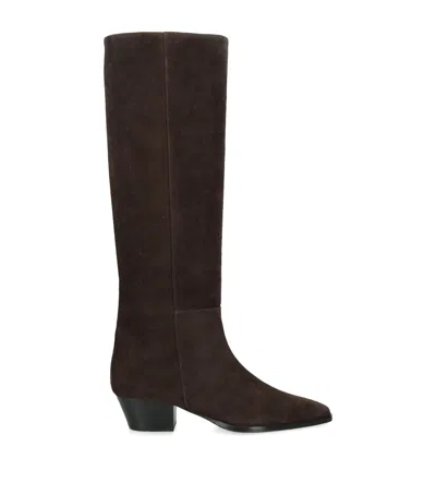 Aeyde Medea Knee High Boot 45 In Brown