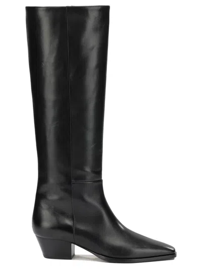 Aeyde "medea" Knee High Boots In Black