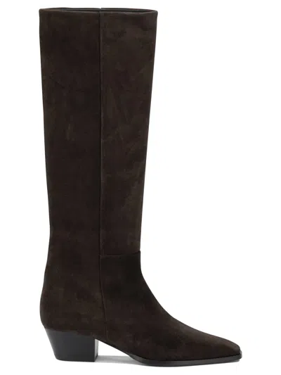 Aeyde "medea" Knee High Boots In Brown