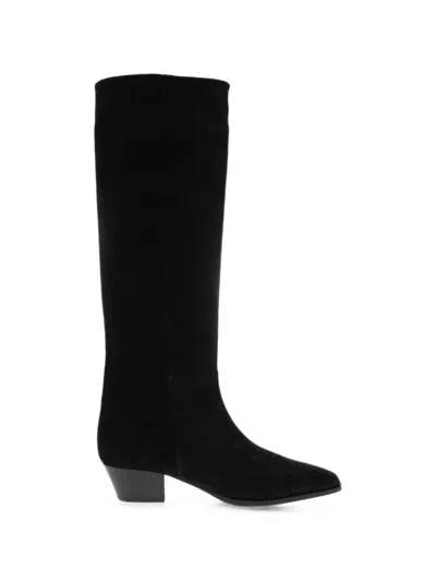 Aeyde Medea Mid-heel Knee-high Boots In Multi