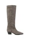 Aeyde Medea Suede Boots In Multi