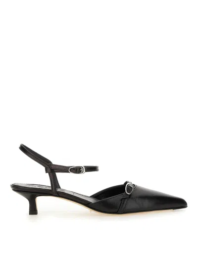 Aeyde Woman Pumps Black Size 7 Leather