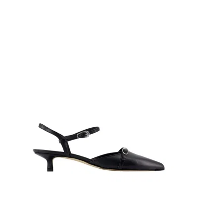 Aeyde Melia Sandals - Leather - Black