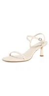 AEYDE MIKITA NAPPA LEATHER SANDALS CREAMY