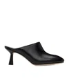 Aeyde Mila Nappa Leather Mules In Black