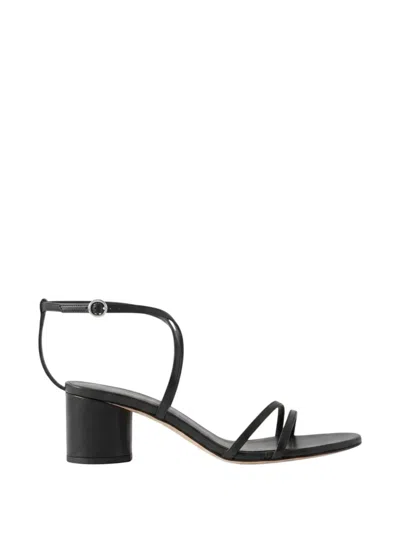 Aeyde Mirella Ankle-strap Sandals In Black