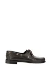 Aeyde 15mm Harris Leather Boat Shoes In Brown