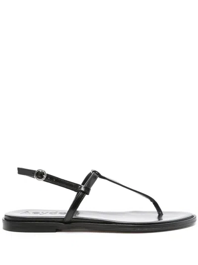 Aeyde Nala Nappa Leather Black Shoes