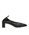 Aeyde Narissa Ruched High Heels In Black