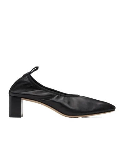 Aeyde Narissa Ruched High Heels In Black