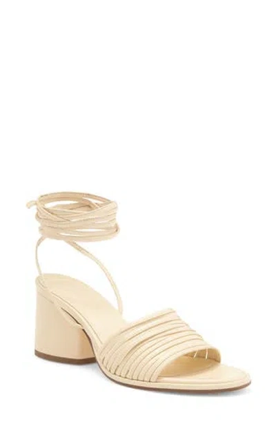 Aeyde Natania Ankle Strap Sandal In Creamy