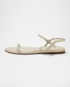 Aeyde Solid Color Leather Sandals
