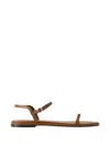 Aeyde Nettie Leather Slingback Sandals In Multi