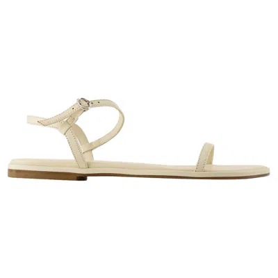AEYDE NETTIE SANDALS - AEYDE - LEATHER - WHITE
