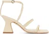 Aeyde Off-white Edda Leather Heeled Sandals