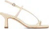 Aeyde Off-white Elise Leather Toe-post Heeled Sandals